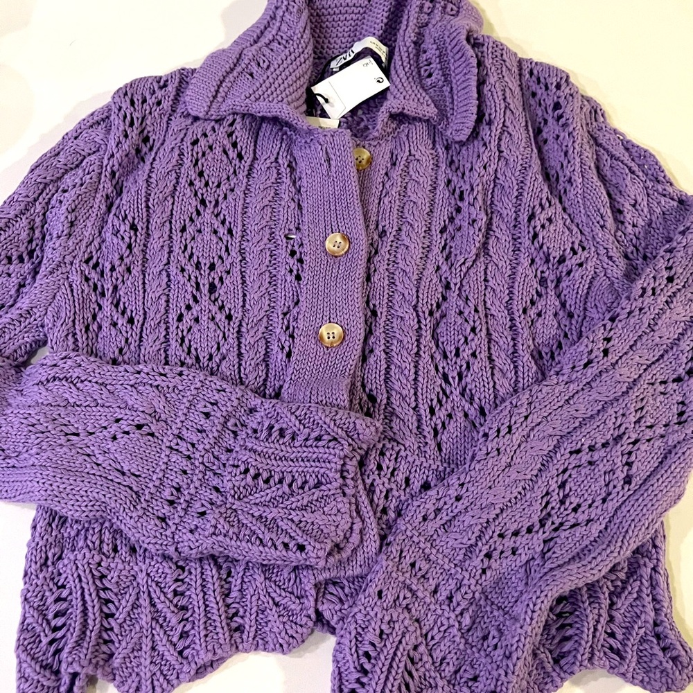 Zara lavender sweater